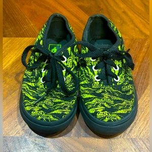 Vans- Dinosaur Skeletons size 7c